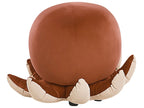 Animal Stool OCTOPUS Velvet Golden Brown