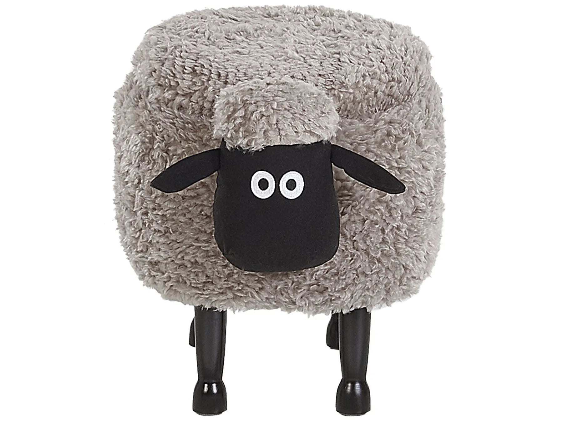 Storage Animal Stool SHEEP Fabric Grey