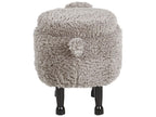 Storage Animal Stool SHEEP Fabric Grey