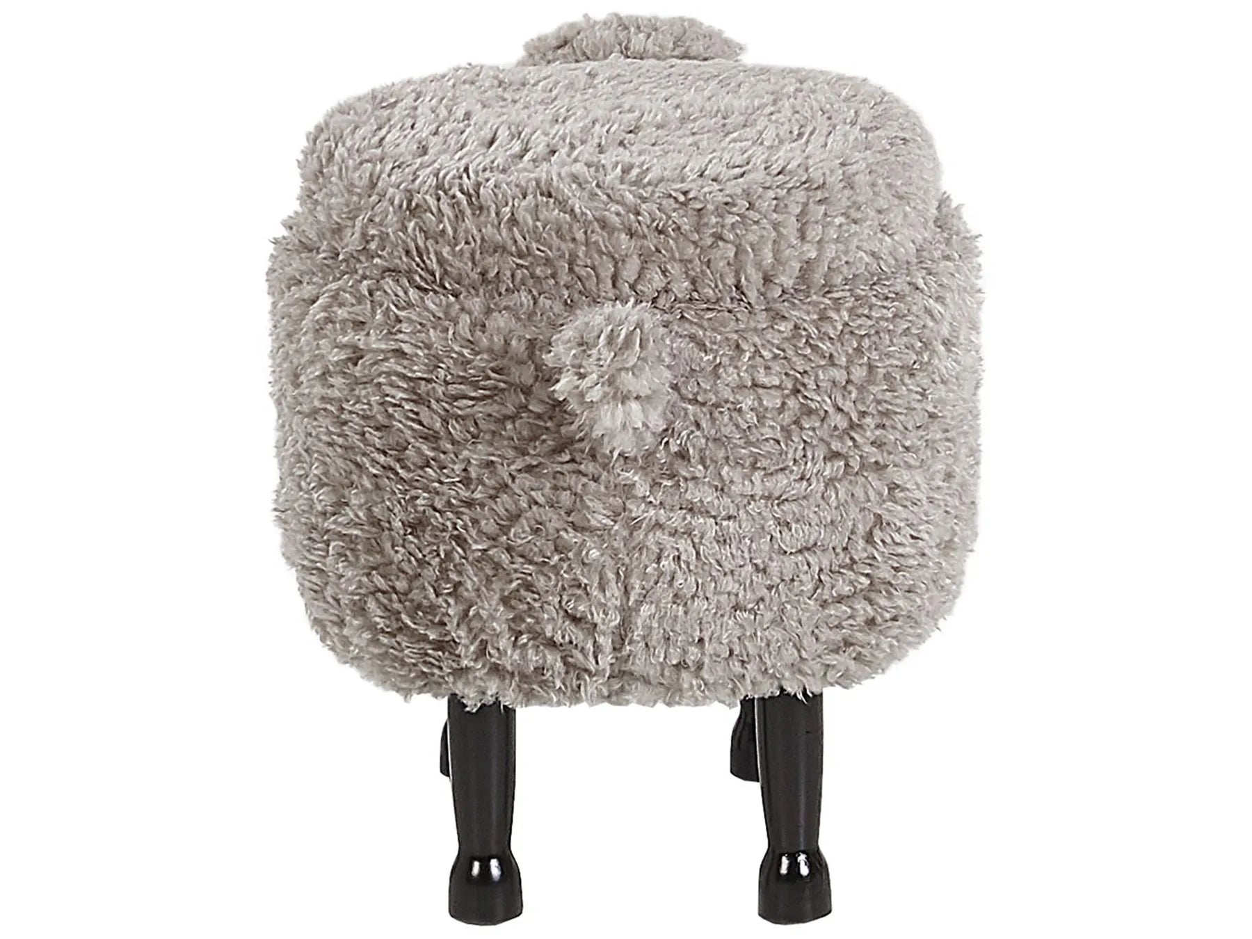 Storage Animal Stool SHEEP Fabric Grey