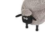 Storage Animal Stool SHEEP Fabric Grey