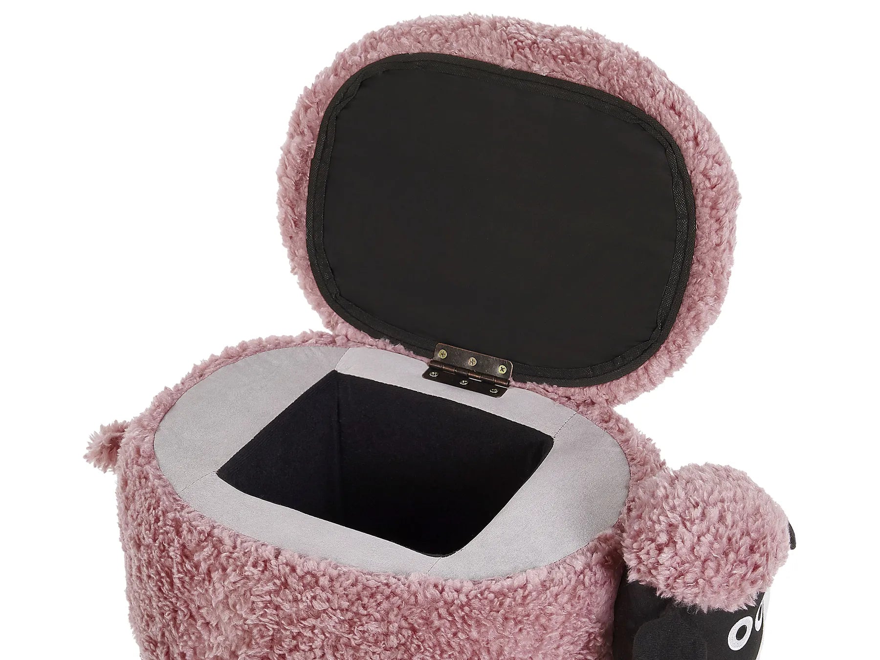 Storage Animal Stool SHEEP Fabric Pink