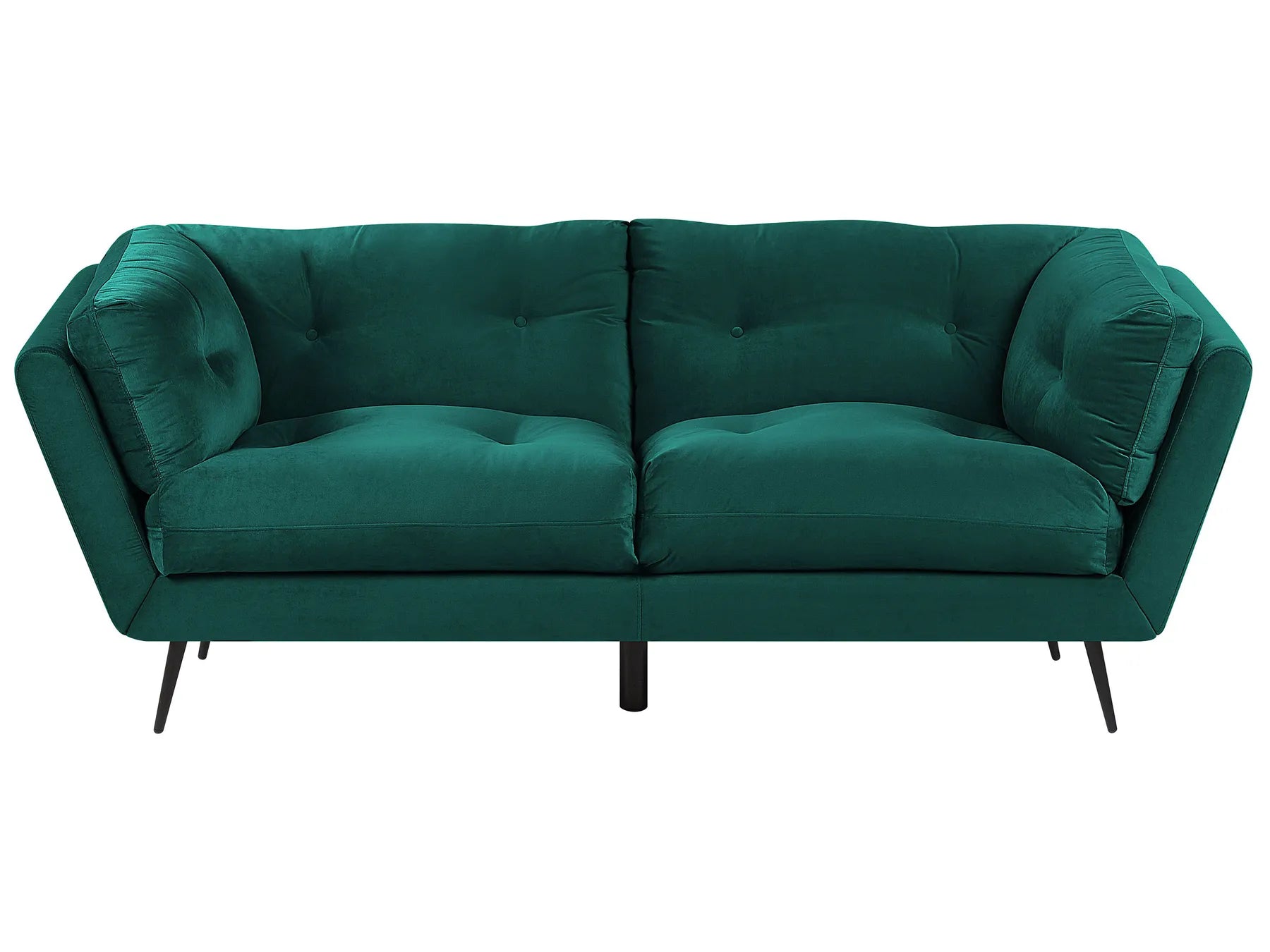Sofa 3 Seater LENVIK Velvet Emerald Green