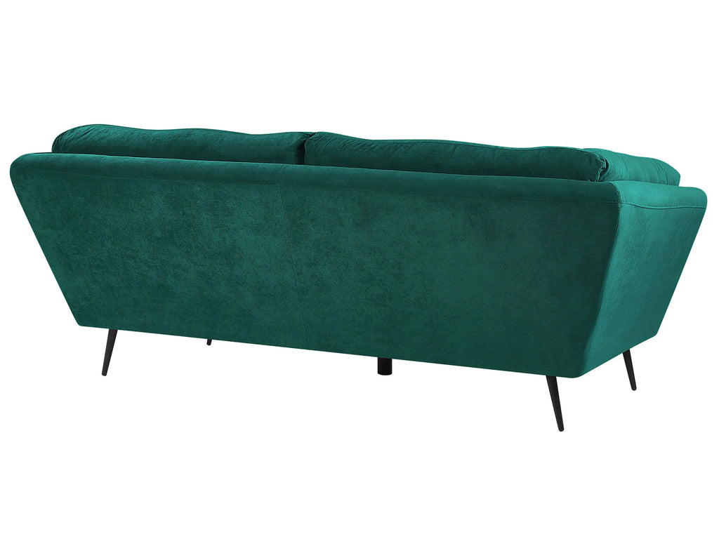 Sofa 3 Seater LENVIK Velvet Emerald Green