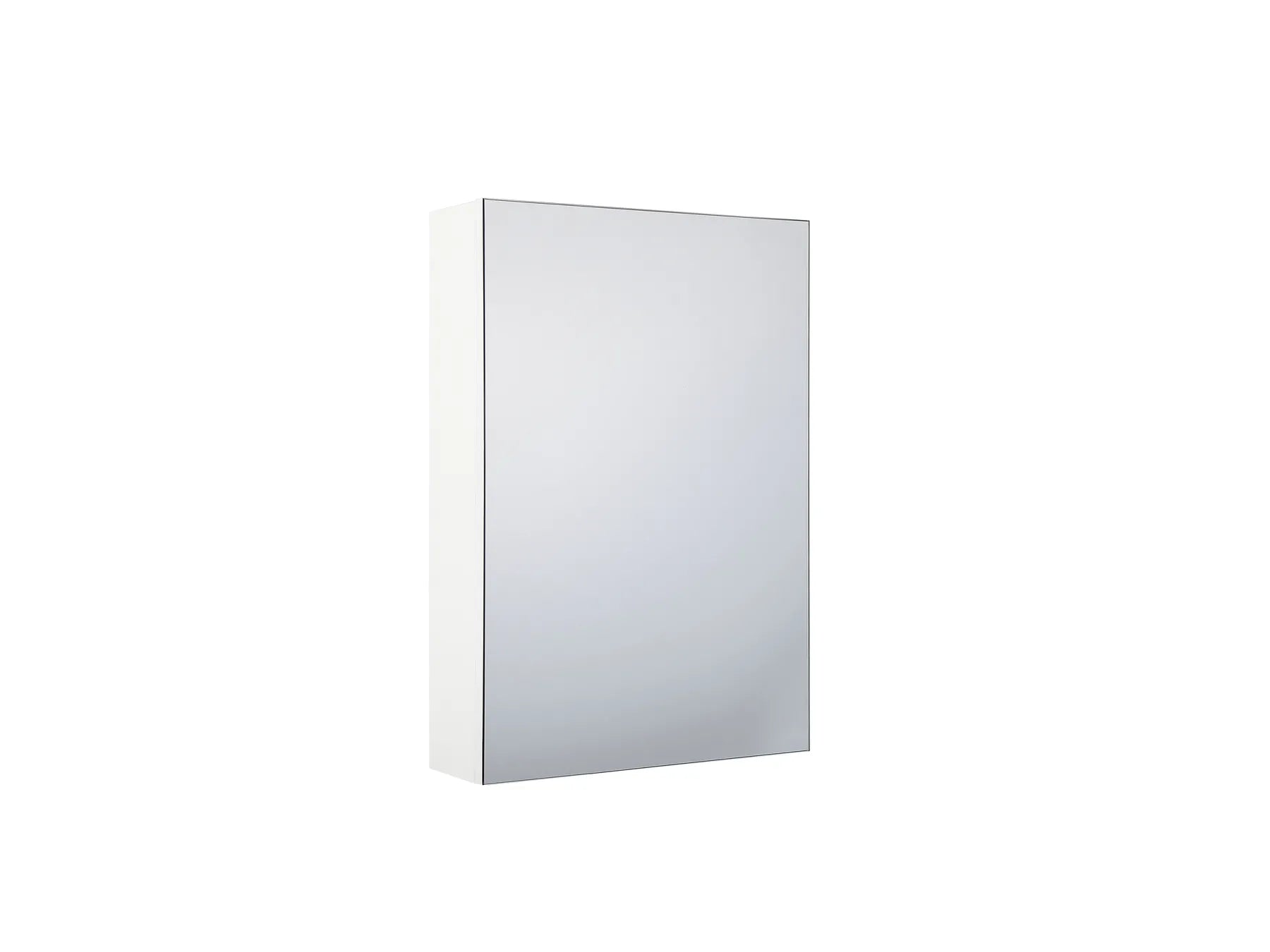 Bathroom Wall Mounted Mirror Cabinet PRIMAVERA 40 cm 60 cm White