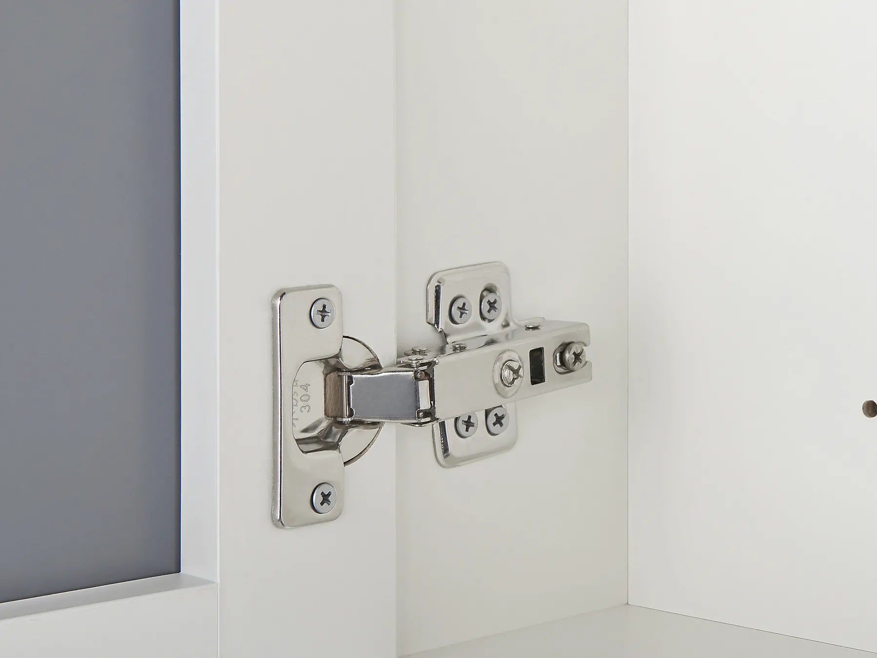 Bathroom Wall Mounted Mirror Cabinet PRIMAVERA 40 cm 60 cm White