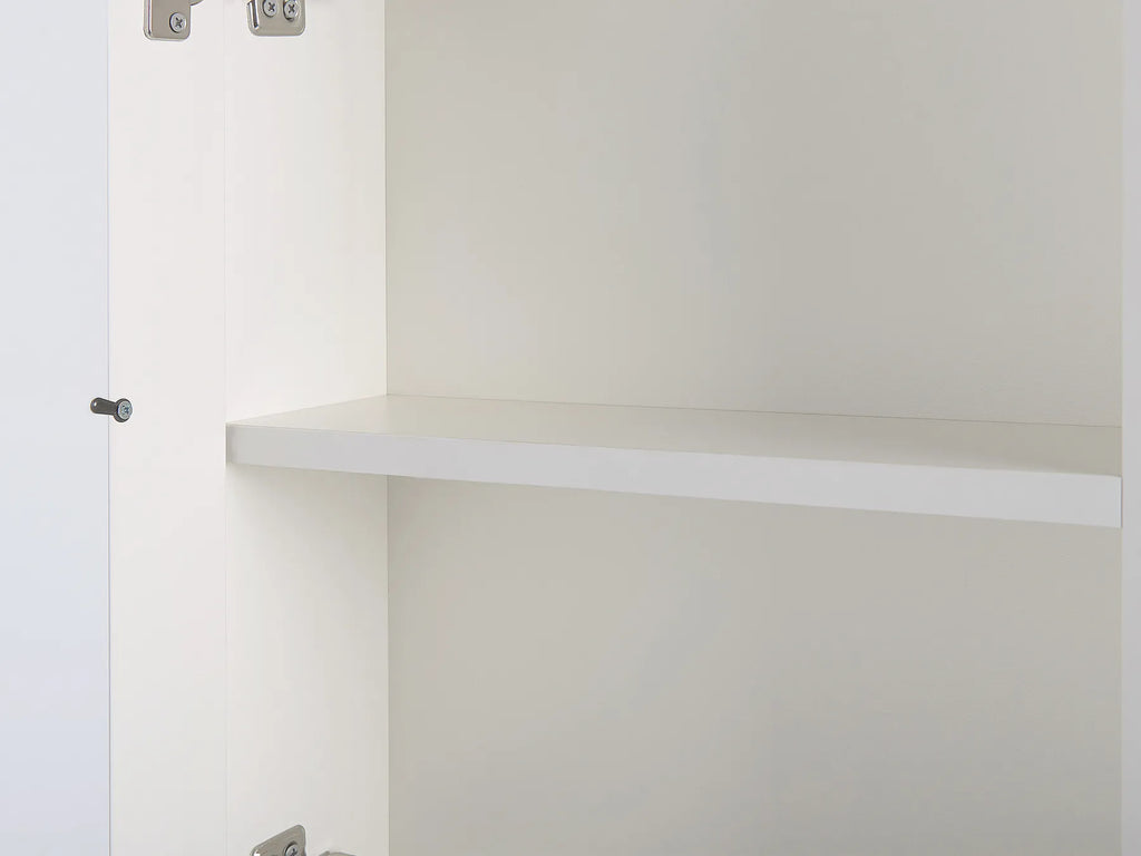 Bathroom Wall Mounted Mirror Cabinet LED MAZARREDO 60 cm 60 cm White