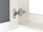 Bathroom Wall Mounted Mirror Cabinet LED JARAMILLO 60 cm 60 cm White