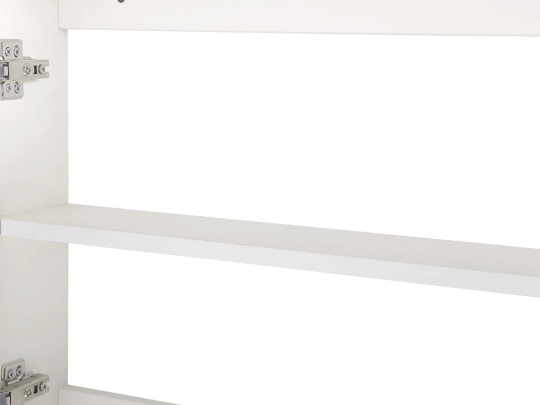 Bathroom Wall Mounted Mirror Cabinet LED JARAMILLO 60 cm 60 cm White