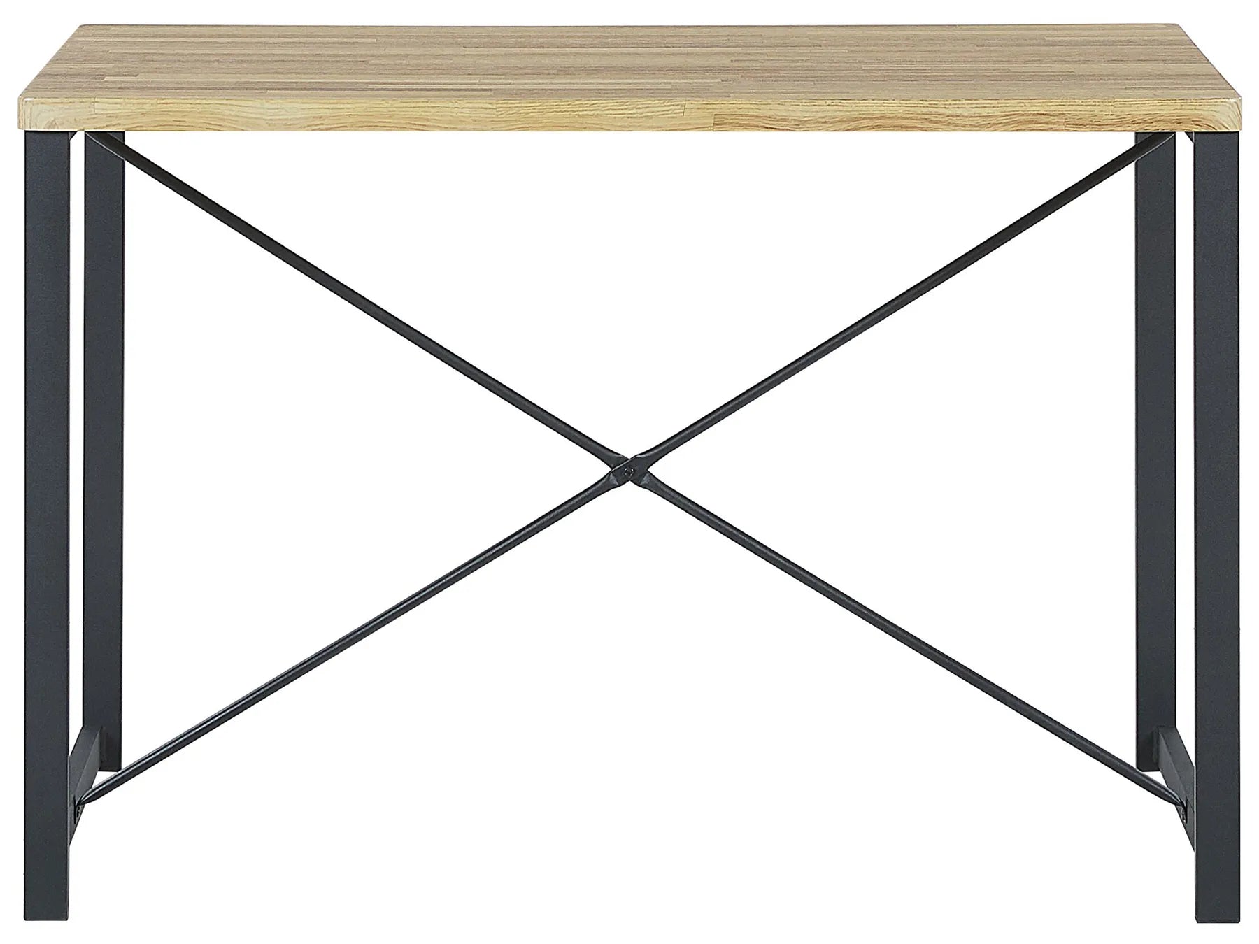 Dining Set FLIXTON Light Brown 4 Seater