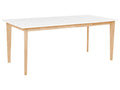 Extending Dining Table SOLA White 140/180 cm 90 cm