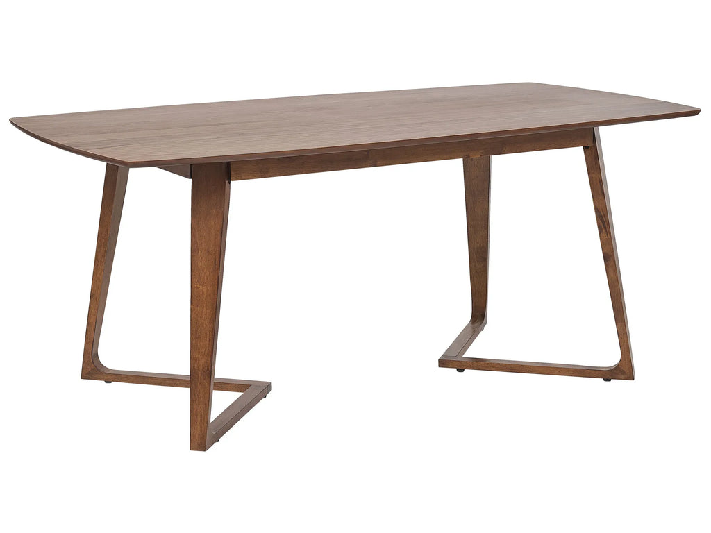 Dining Table HUXTER Dark Walnut 180 cm 90 cm