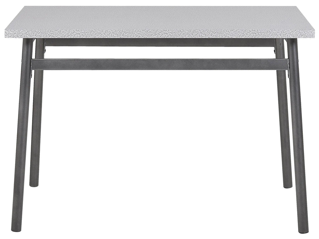 Dining Set VELDEN Light Grey 4 Seater