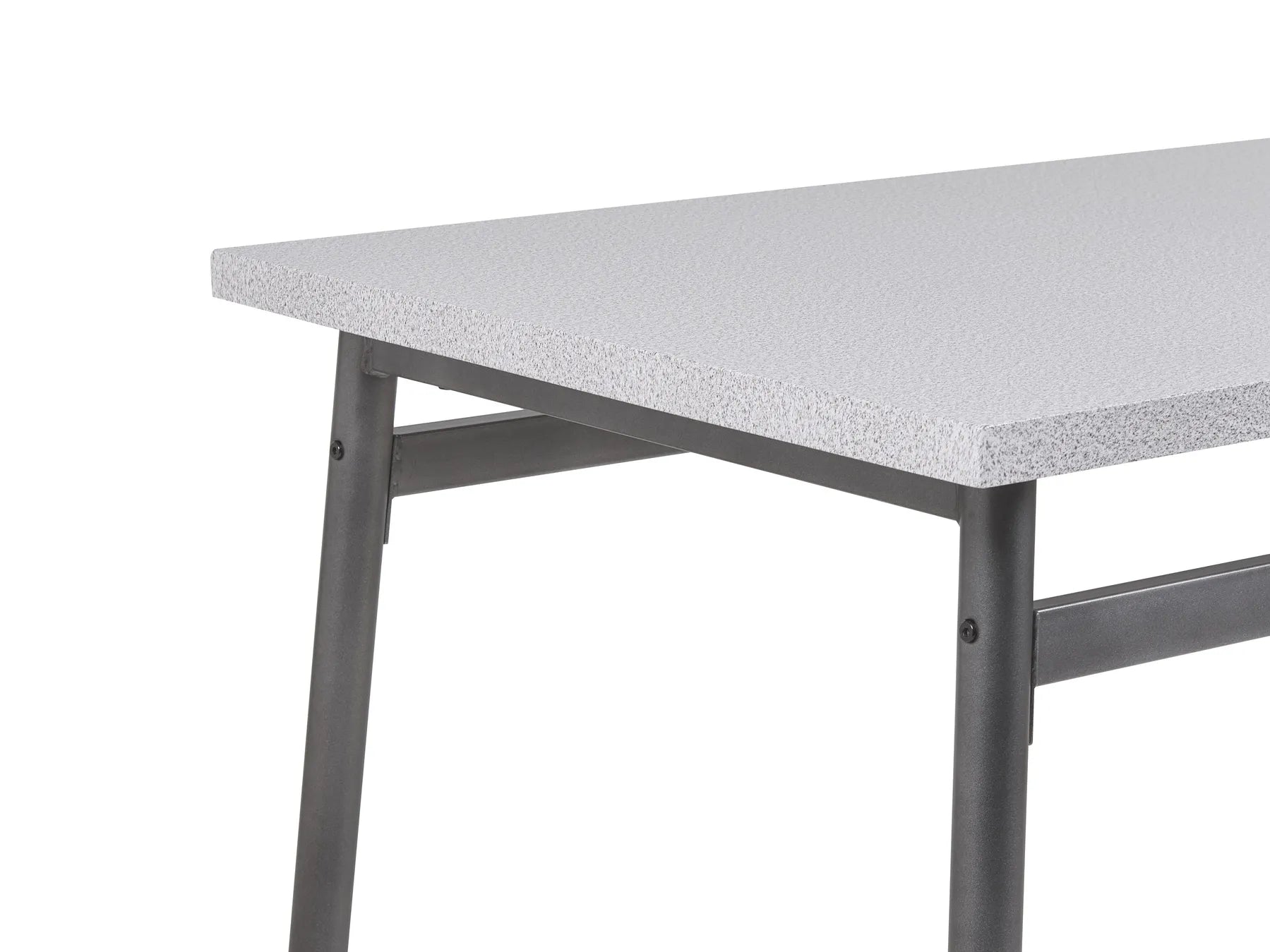 Dining Set VELDEN Light Grey 4 Seater