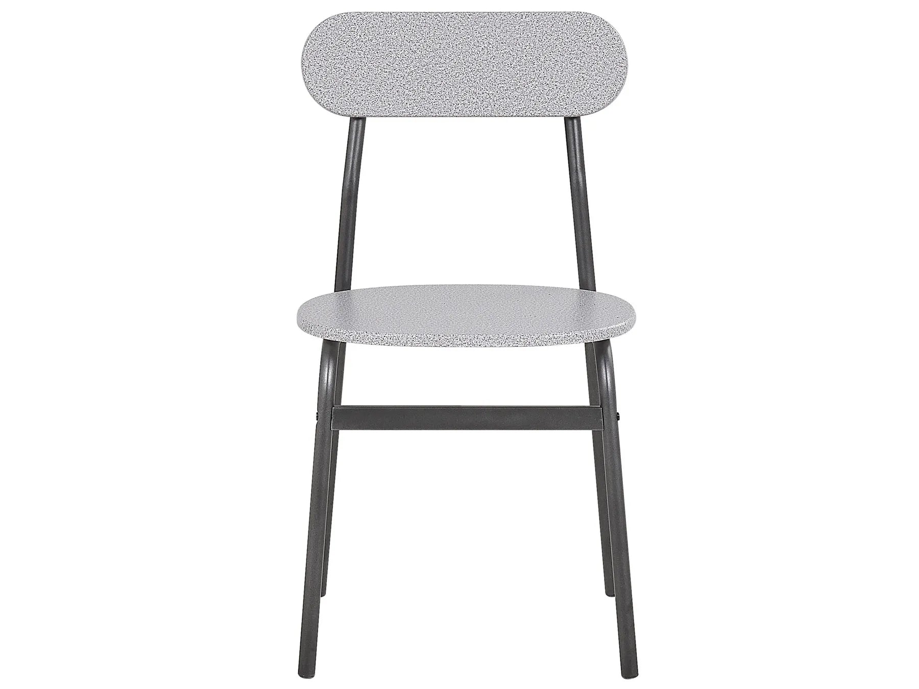 Dining Set VELDEN Light Grey 4 Seater