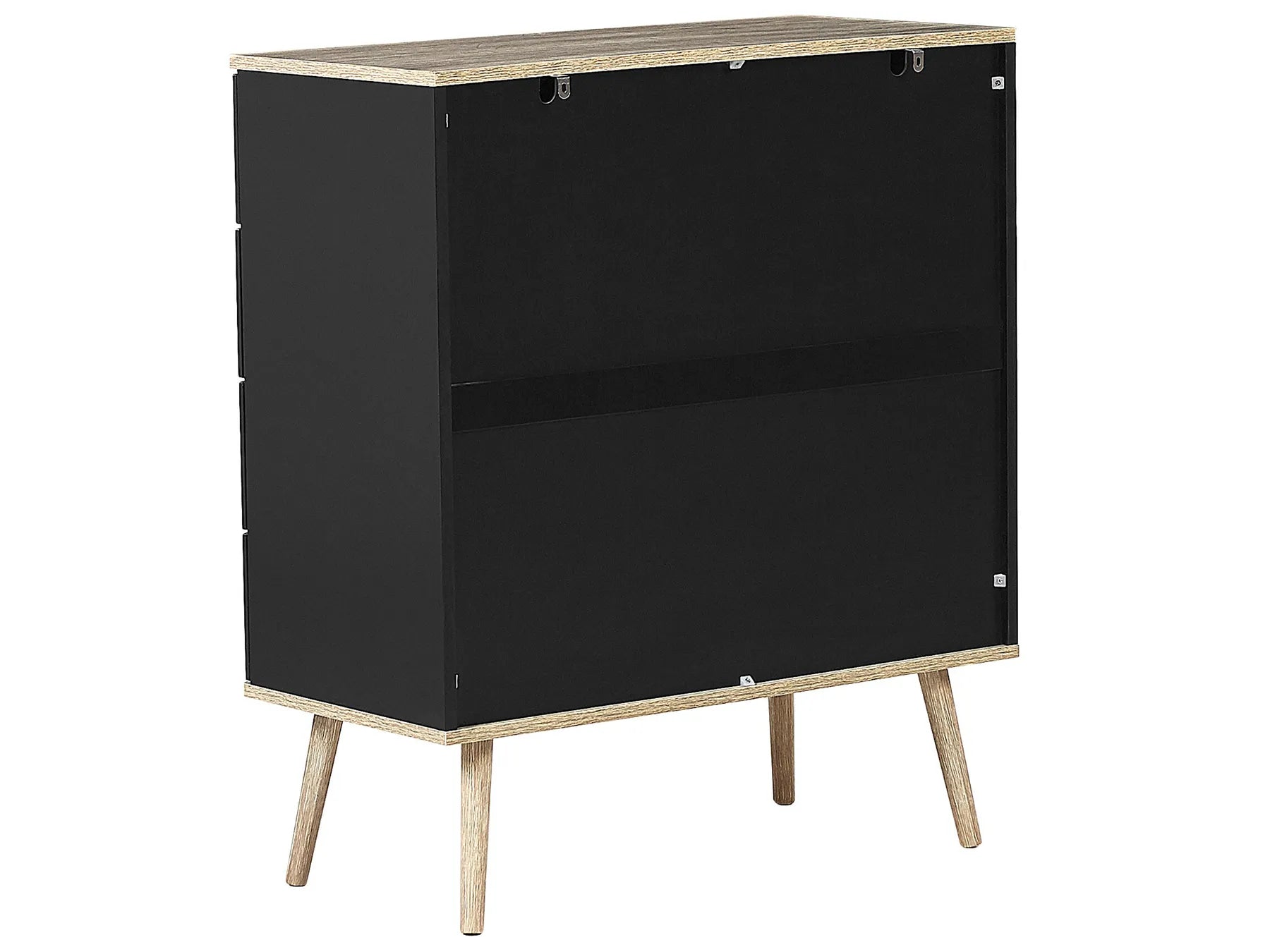 4 Drawer Chest WALPI Black