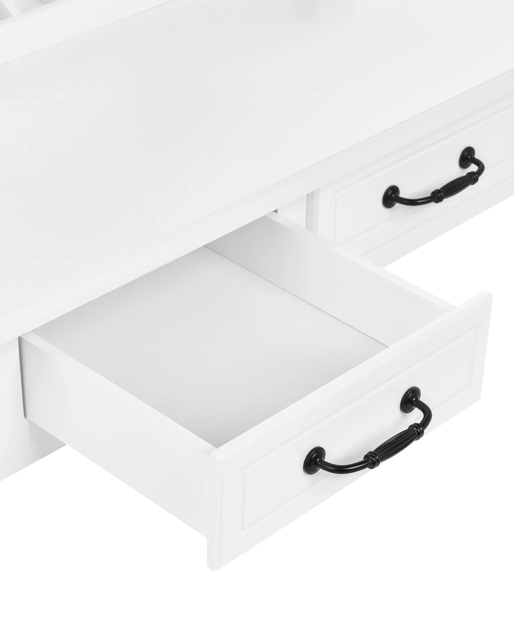 Dressing Table with Mirror and Stool RAYON White