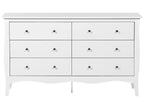 6 Drawer Chest WINCHESTER White