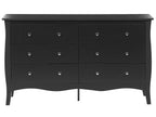 6 Drawer Chest WINCHESTER Black