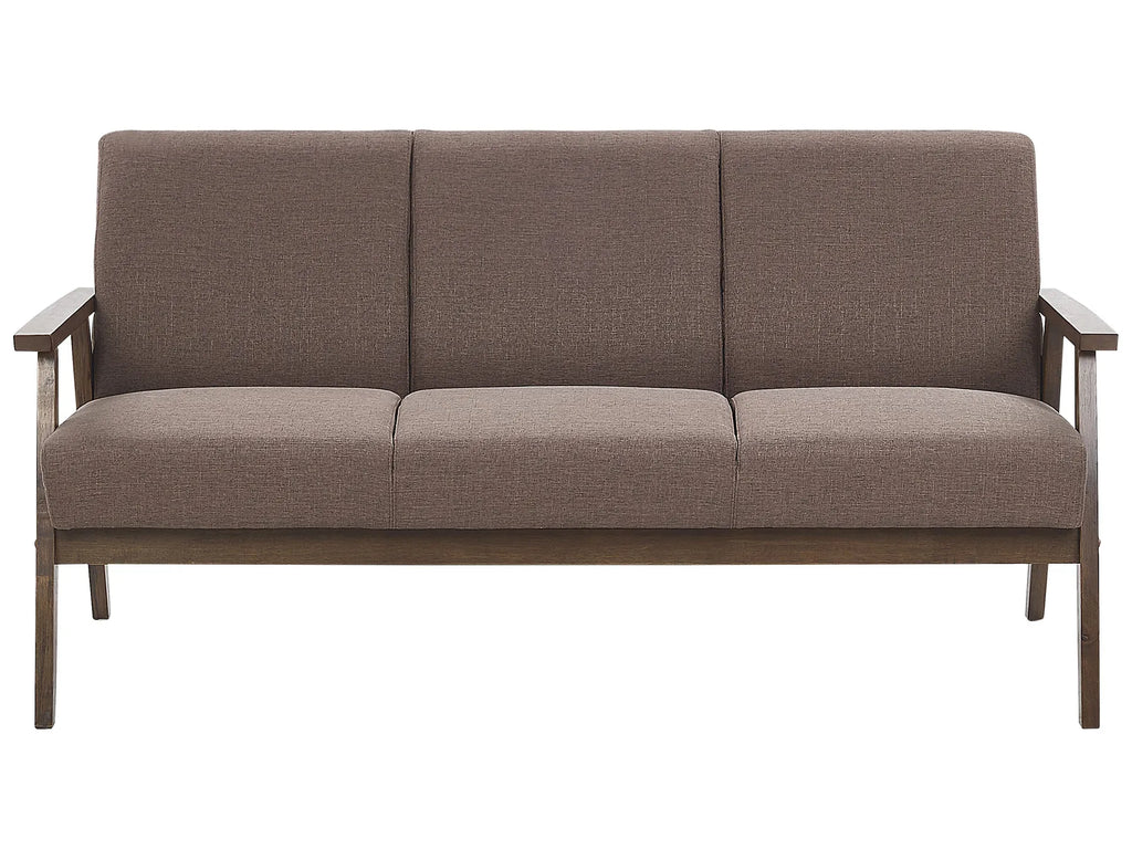 Sofa 3 Seater ASNES Fabric Brown
