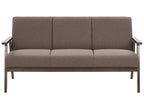 Sofa 3 Seater ASNES Fabric Brown