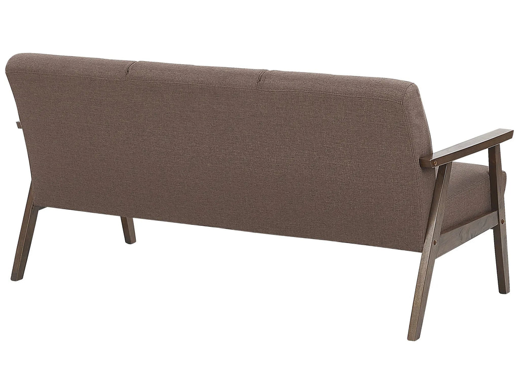 Sofa 3 Seater ASNES Fabric Brown