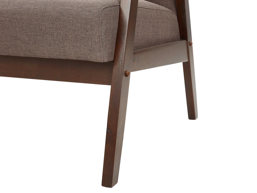 Sofa 3 Seater ASNES Fabric Brown