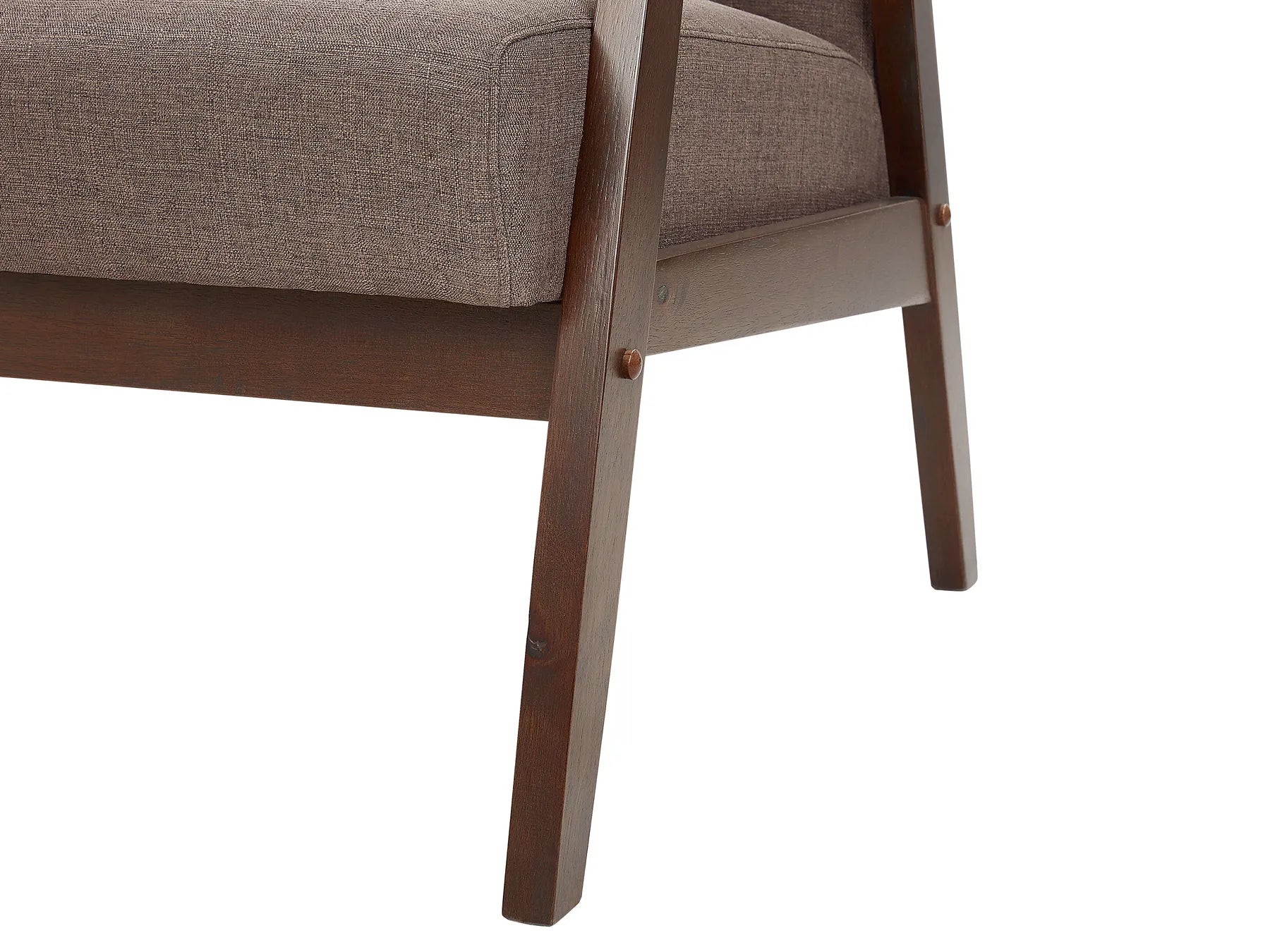 Sofa 3 Seater ASNES Fabric Brown