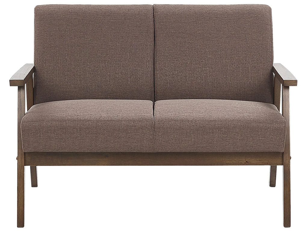 Sofa 2 Seater ASNES Fabric Brown