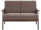 Sofa 2 Seater ASNES Fabric Brown
