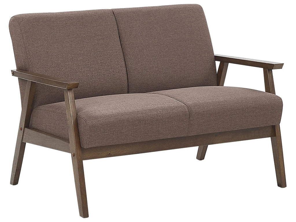 Sofa 2 Seater ASNES Fabric Brown