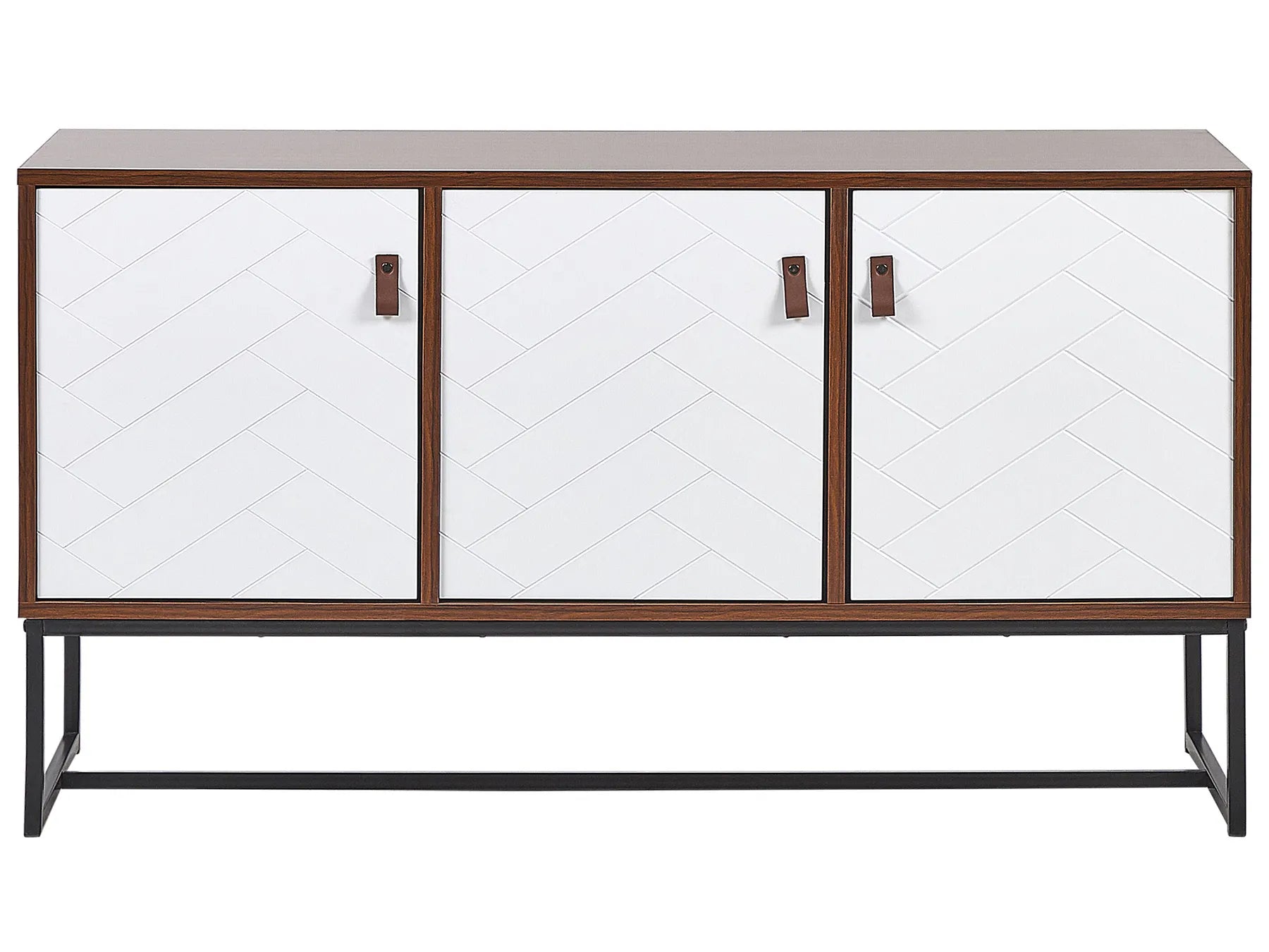 Cabinet NUEVA Dark Brown/ White