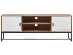 TV Stand NUEVA Light Brown/ White
