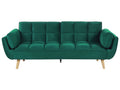 Sofa Bed 3 Seater ASBY Velvet Green
