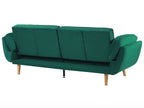 Sofa Bed 3 Seater ASBY Velvet Green