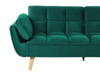 Sofa Bed 3 Seater ASBY Velvet Green