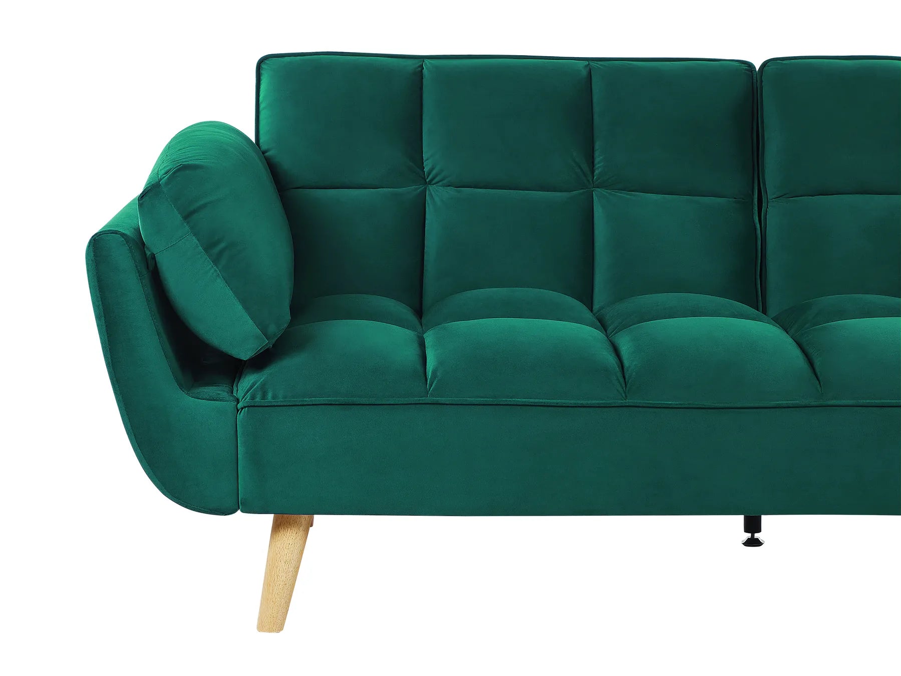 Sofa Bed 3 Seater ASBY Velvet Green