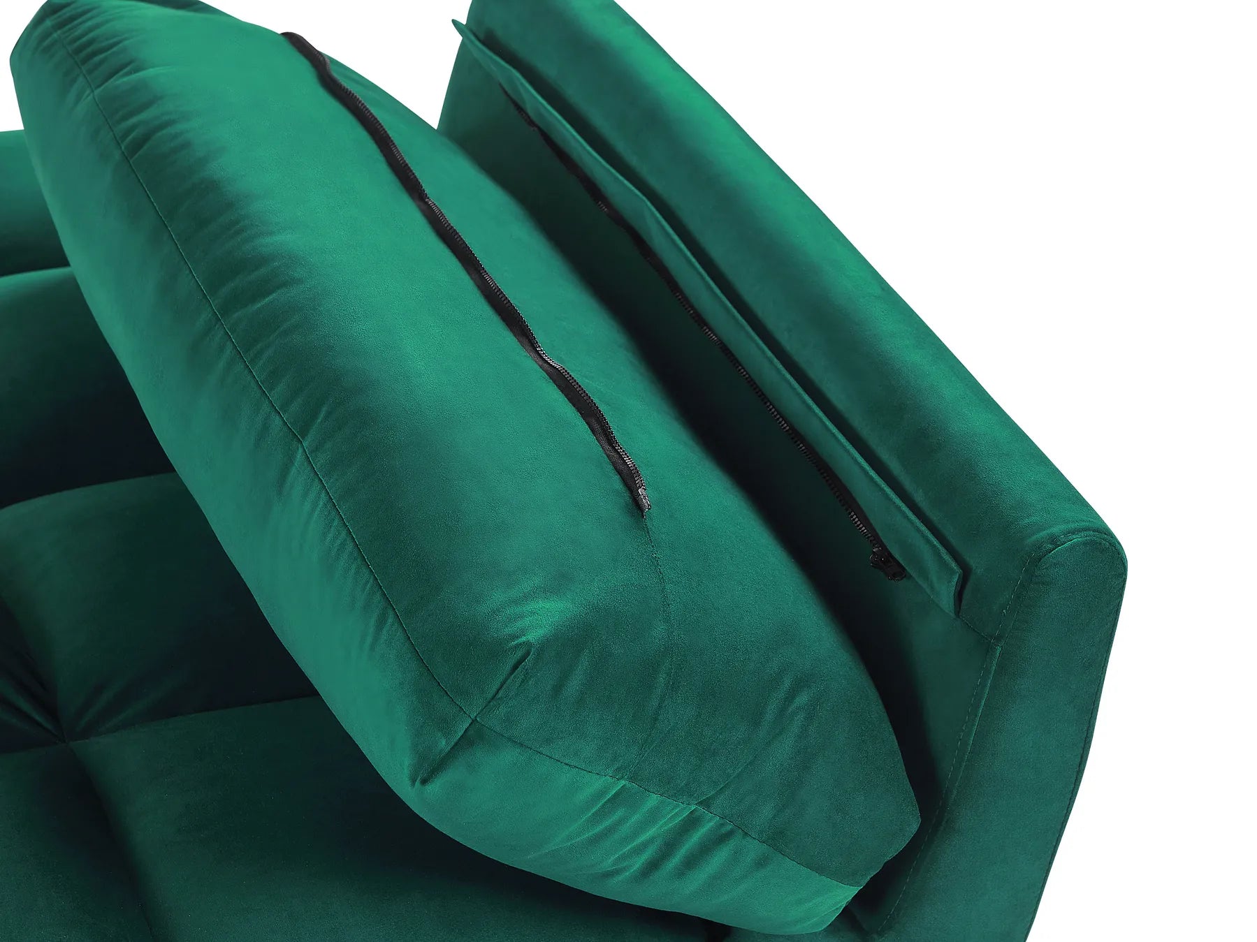 Sofa Bed 3 Seater ASBY Velvet Green