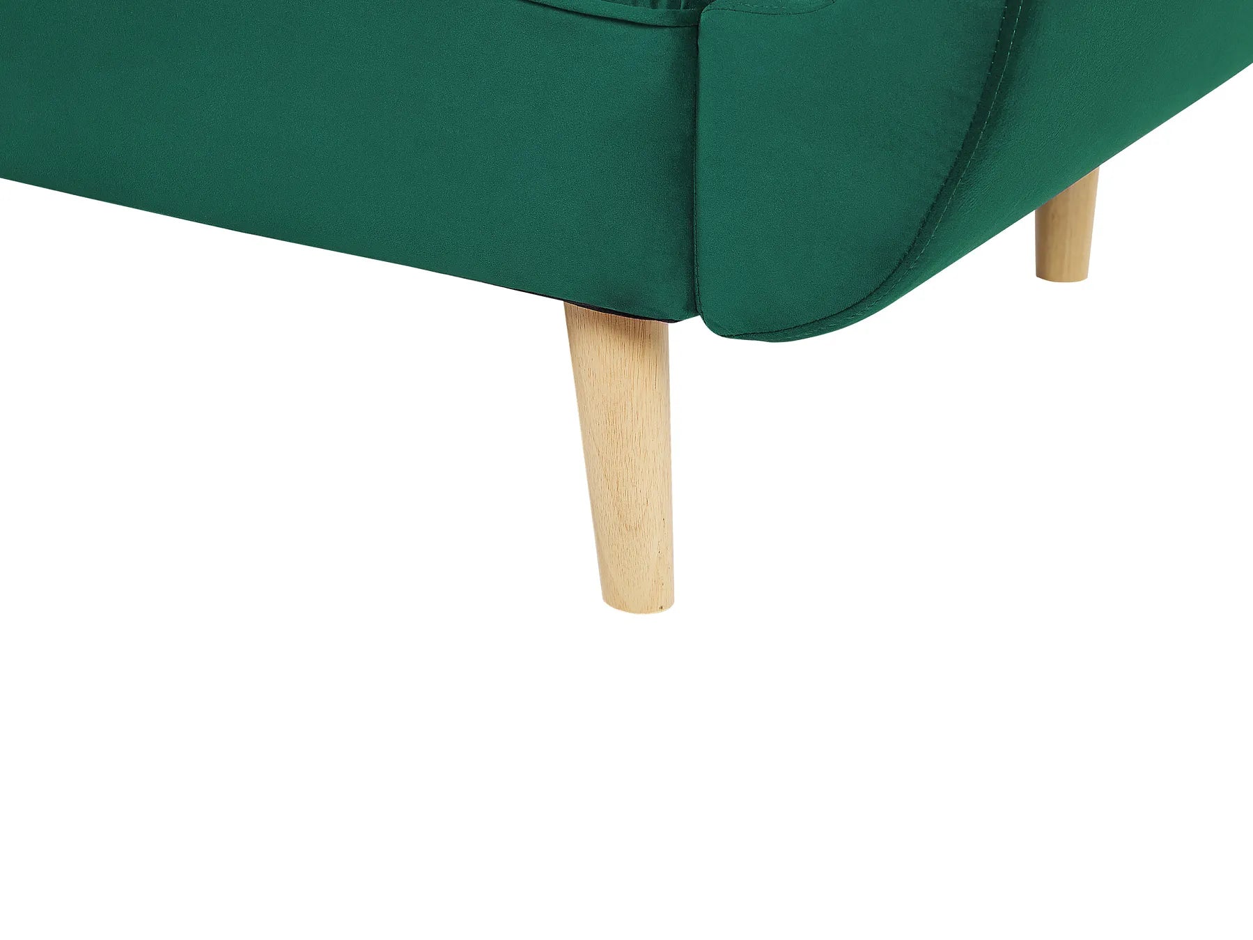 Sofa Bed 3 Seater ASBY Velvet Green