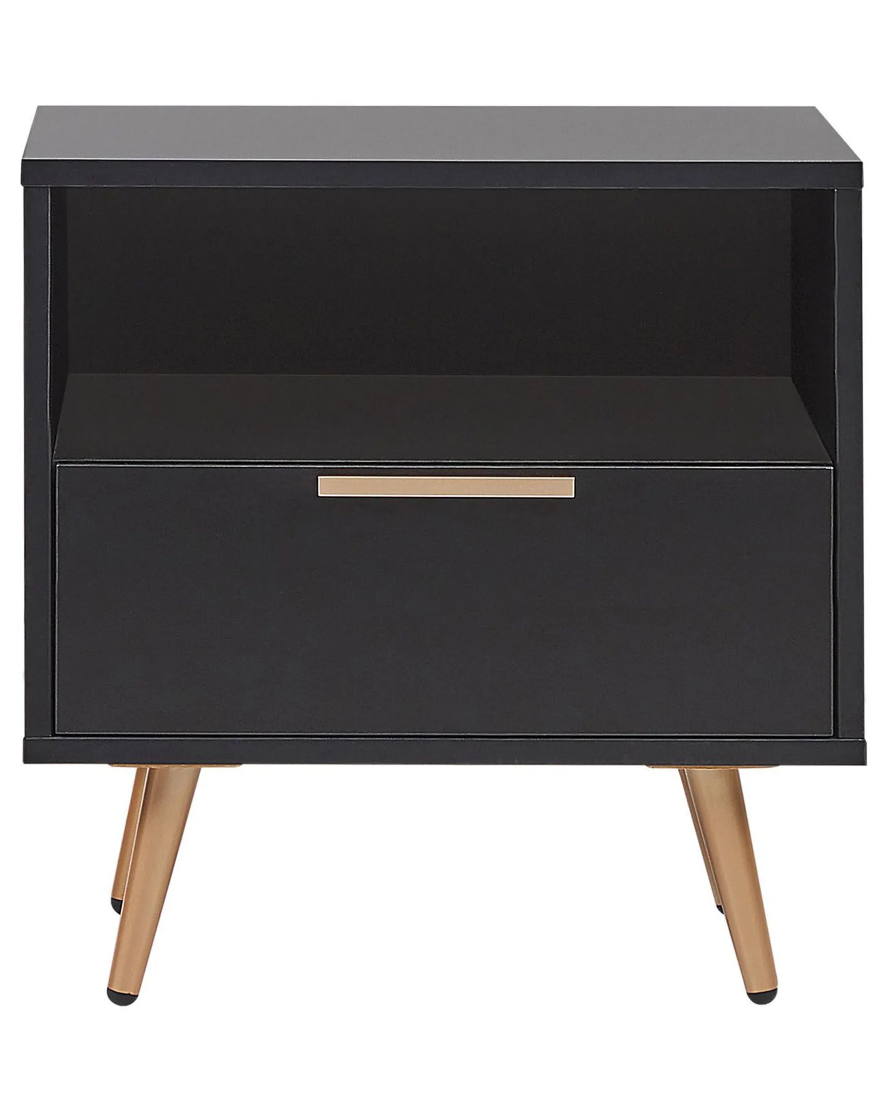 1 Drawer Bedside Table INDIO Black