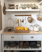 Kitchen Trolley NAVARINO Wood Grey