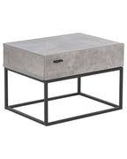 1 Drawer Bedside Table CAIRO Light Grey