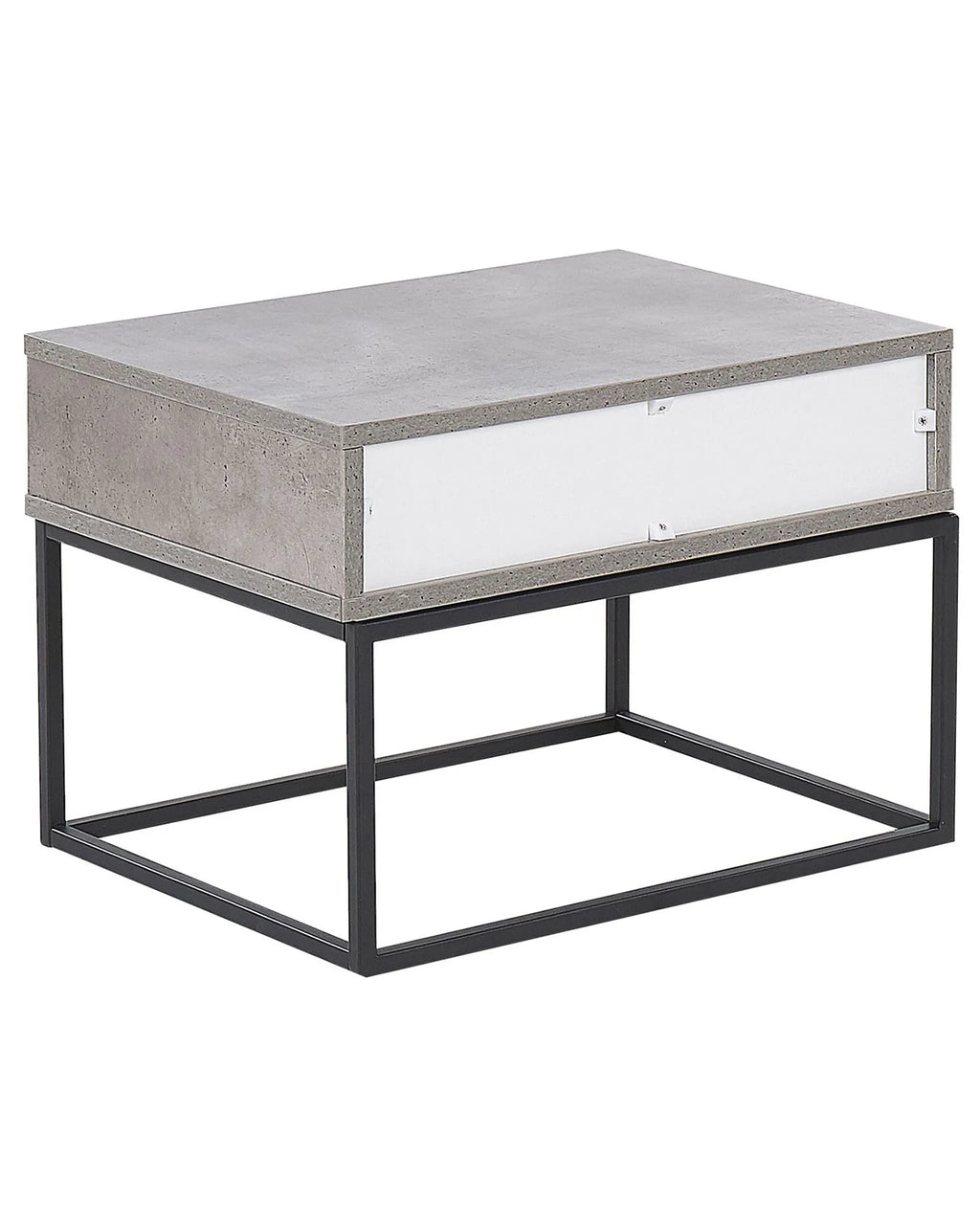 1 Drawer Bedside Table CAIRO Light Grey