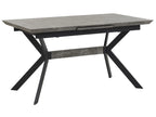 Extending Dining Table BENSON Light Grey 140/180 cm 80 cm