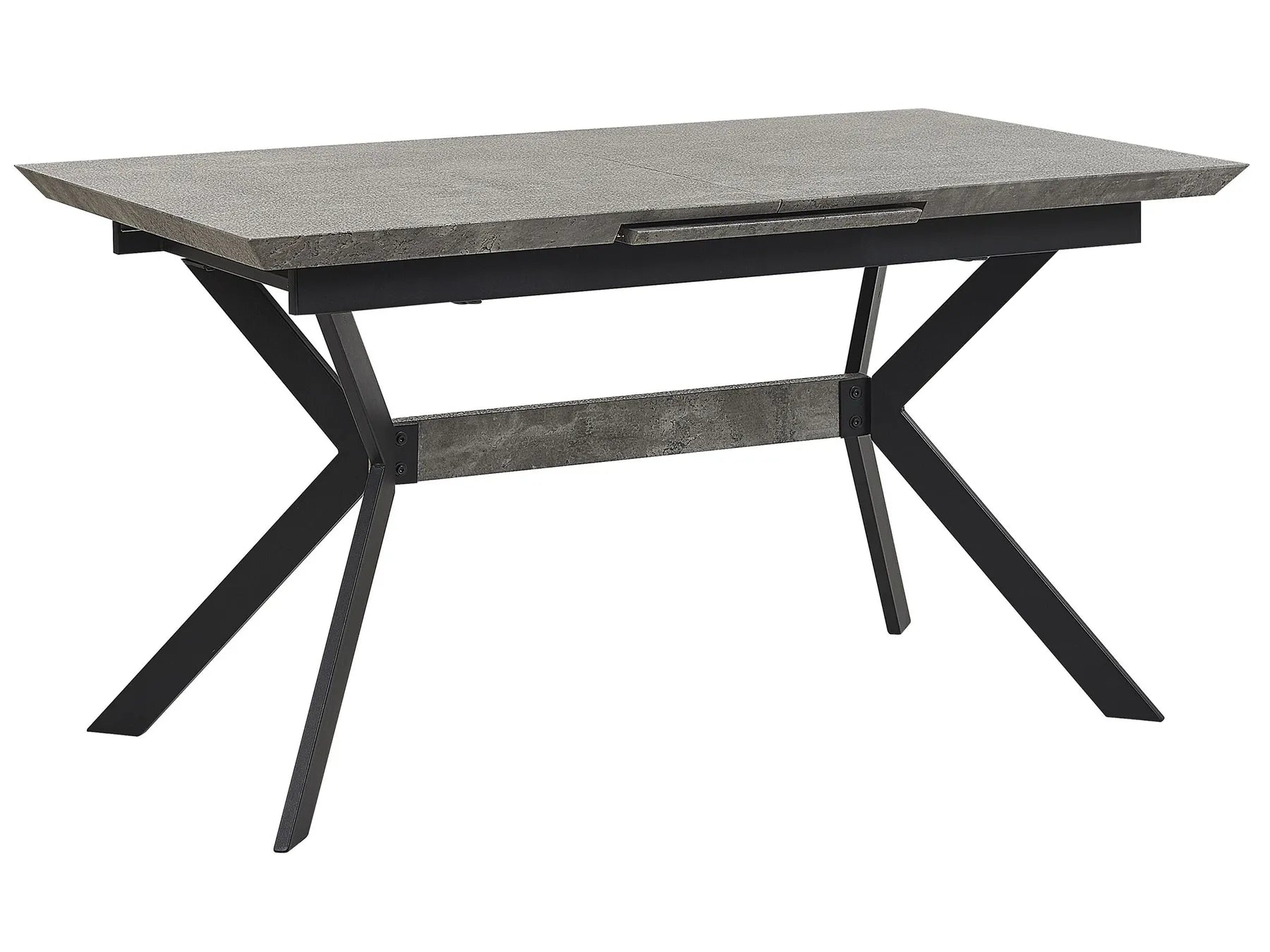 Extending Dining Table BENSON Light Grey 140/180 cm 80 cm