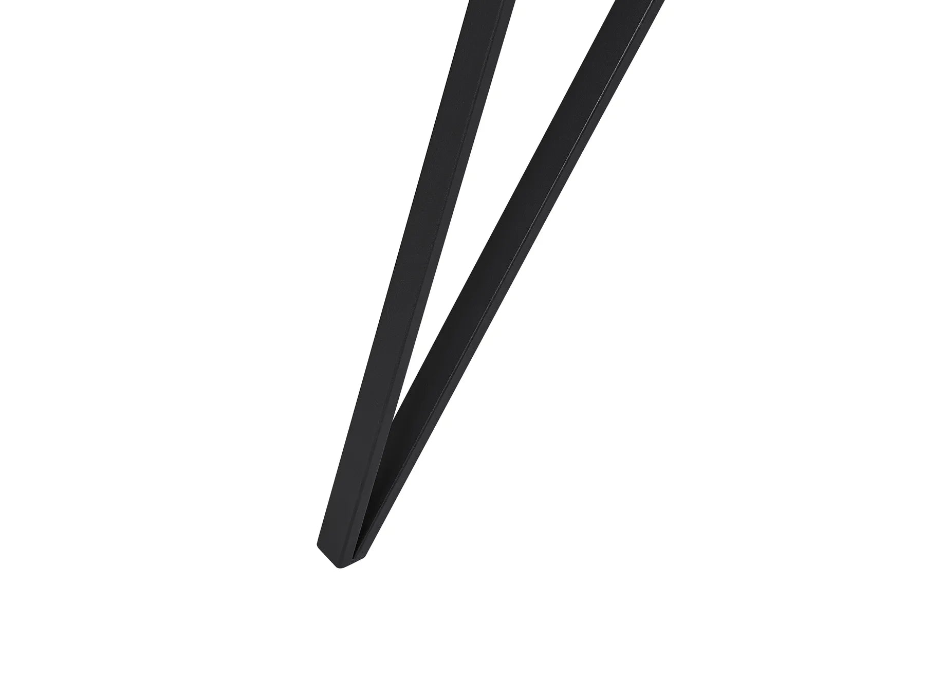 Dining Table MOLDEN Marble/ Black 150 cm 80 cm