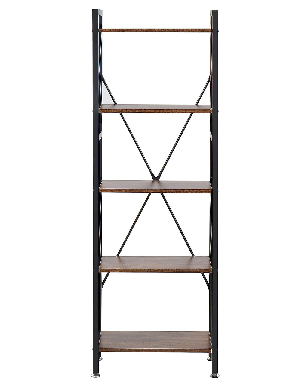 5 Tier Shelving Unit DALE 150 cm Dark Brown