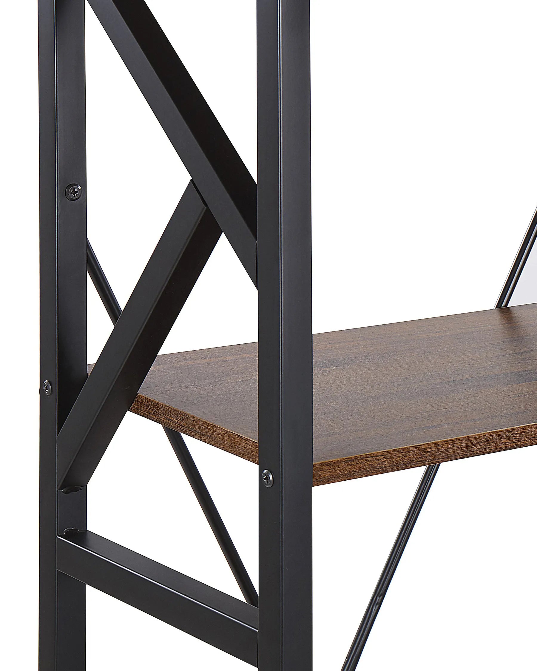 5 Tier Shelving Unit DALE 150 cm Dark Brown