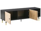 TV Stand ABILEN Brown/ Black