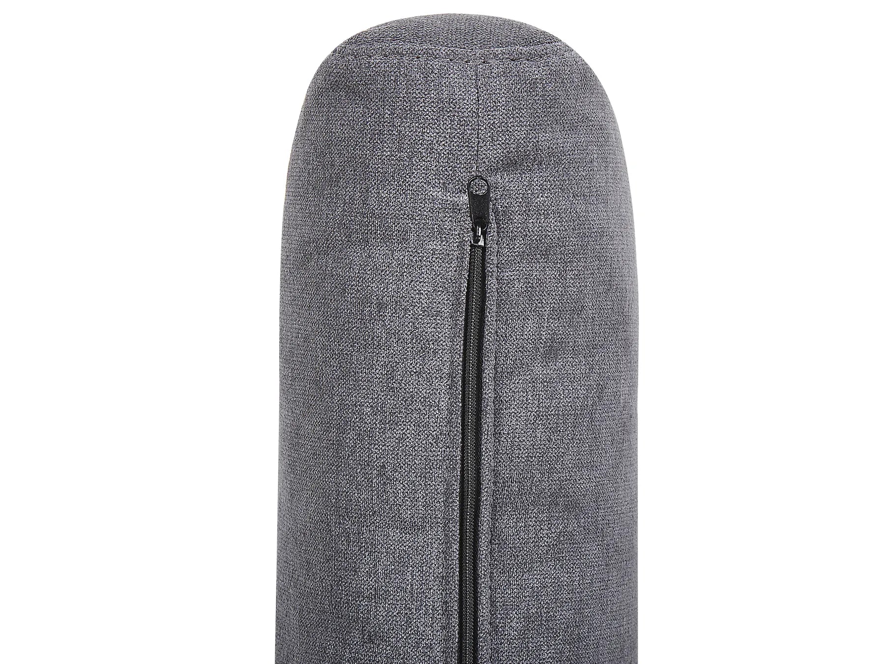 U-Shape Sofa Bed 5 Seater HALDEN Fabric Dark Grey with Storage Right Hand